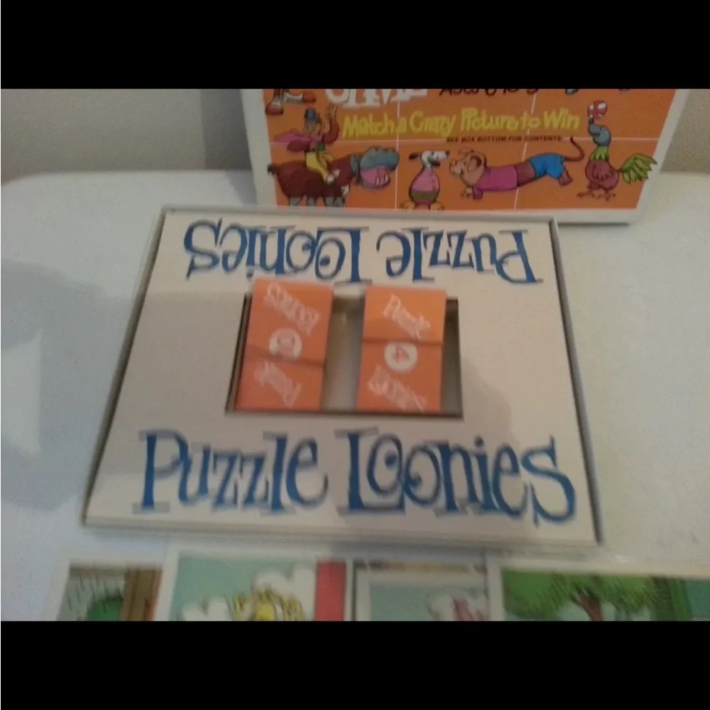 Vintage 1979 Puzzle Loonies Game by Whitman - complete